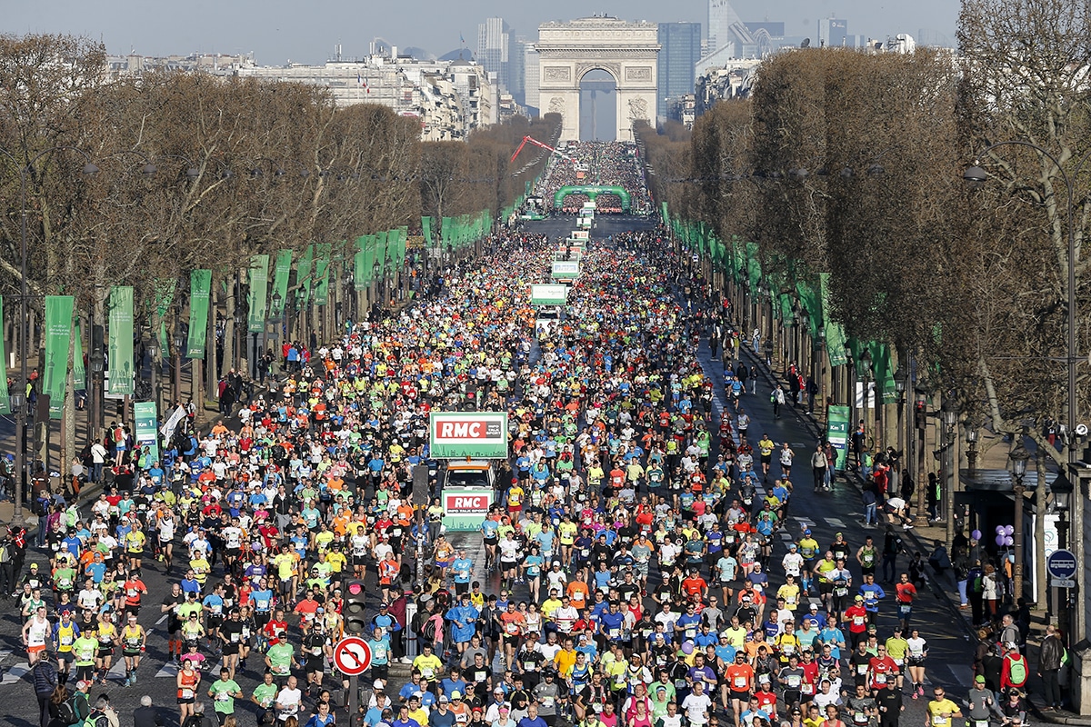 Plan marathon de Paris - 3 avril 2022 - Club Semelles de Vent de Bohars